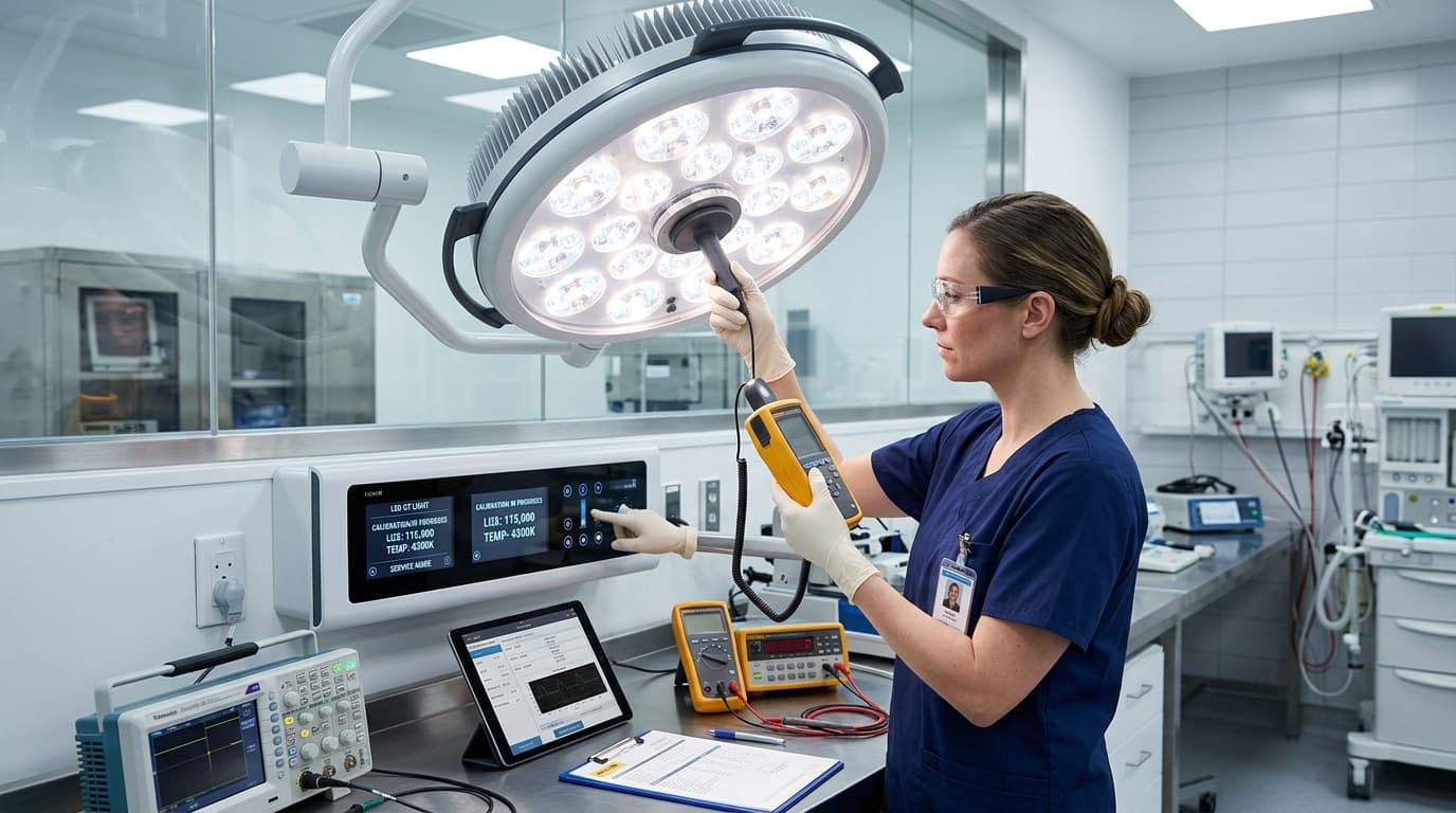 Biomedical engineering calibration and electrical testing