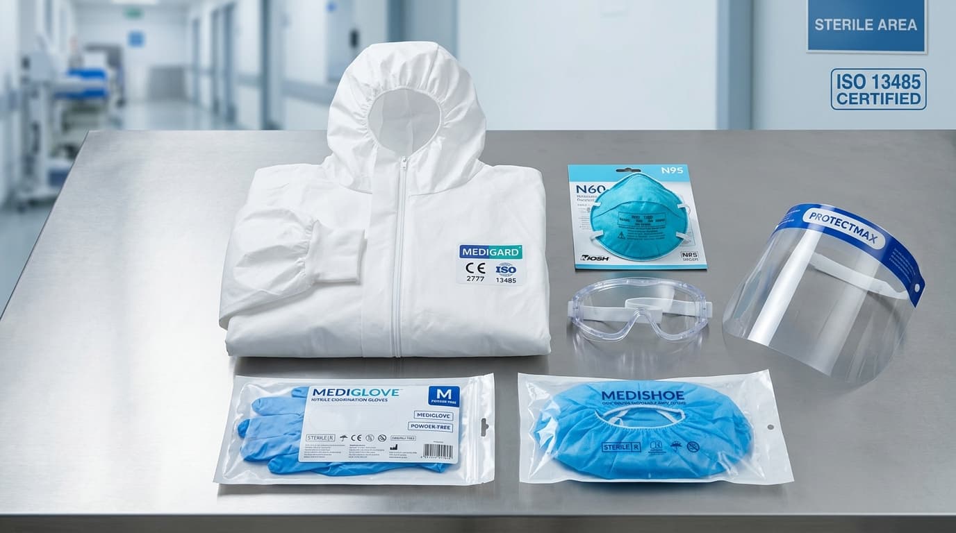 PPE Kit Distributors in Pune - Complete Certified Medical PPE Kit